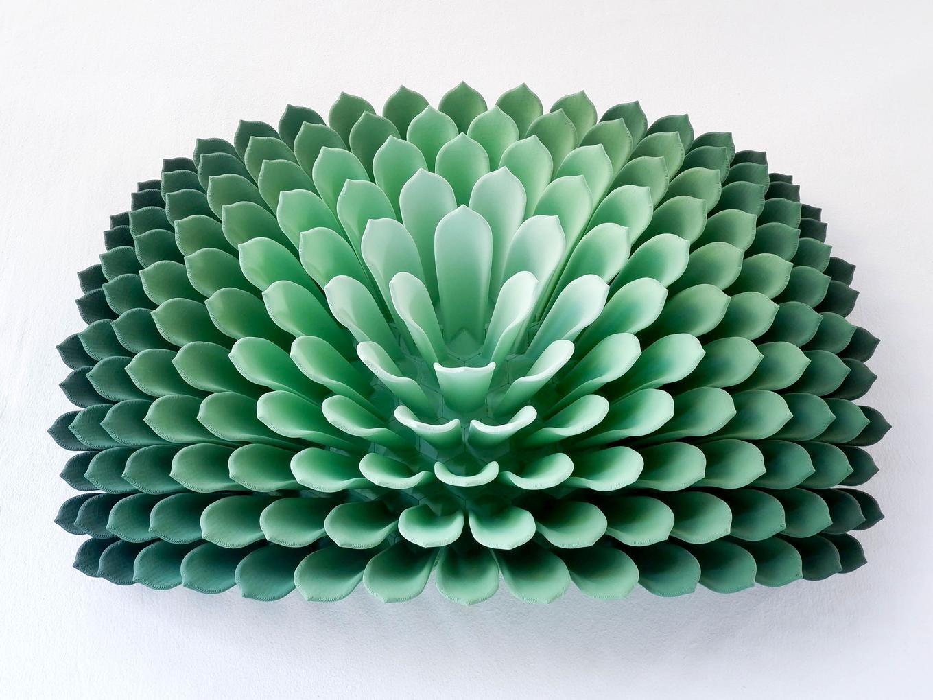 Succulent | Herschel Shapiro | Modern Dimensional 3D Wall Art Mosaic Succulent | Herschel Shapiro | Modern Dimensional 3D Wall Art Mosaic