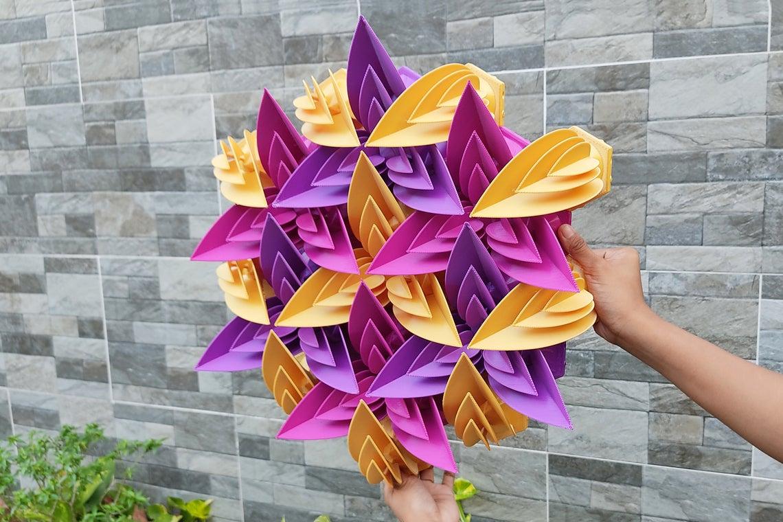 Fractal Mandala | Herschel Shapiro | Contemporary Parametric 3D Wall Art