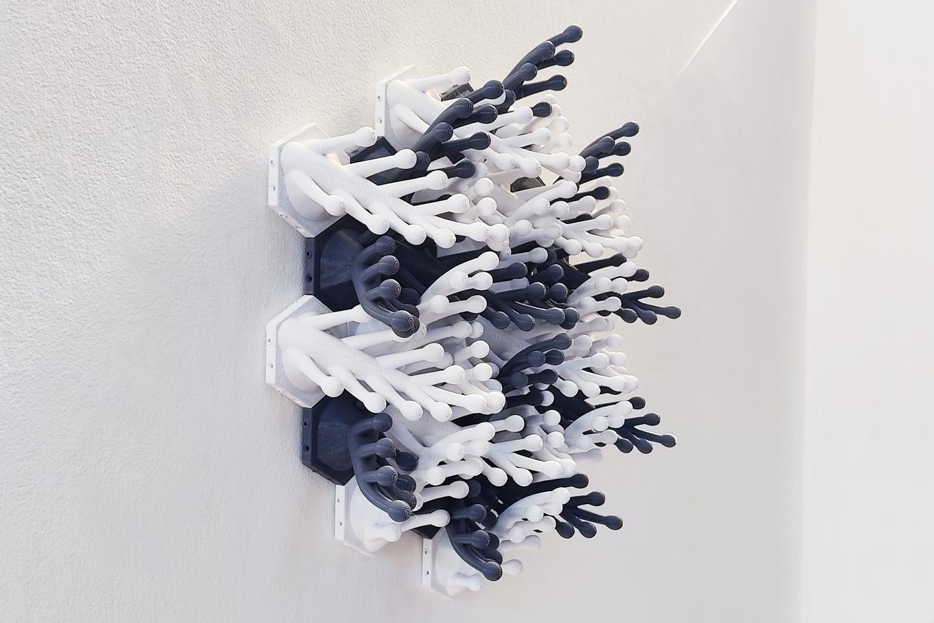 Coral Snowflake | Herschel Shapiro | Abstract 3D Wall Art Coral Snowflake | Herschel Shapiro | Abstract 3D Wall Art