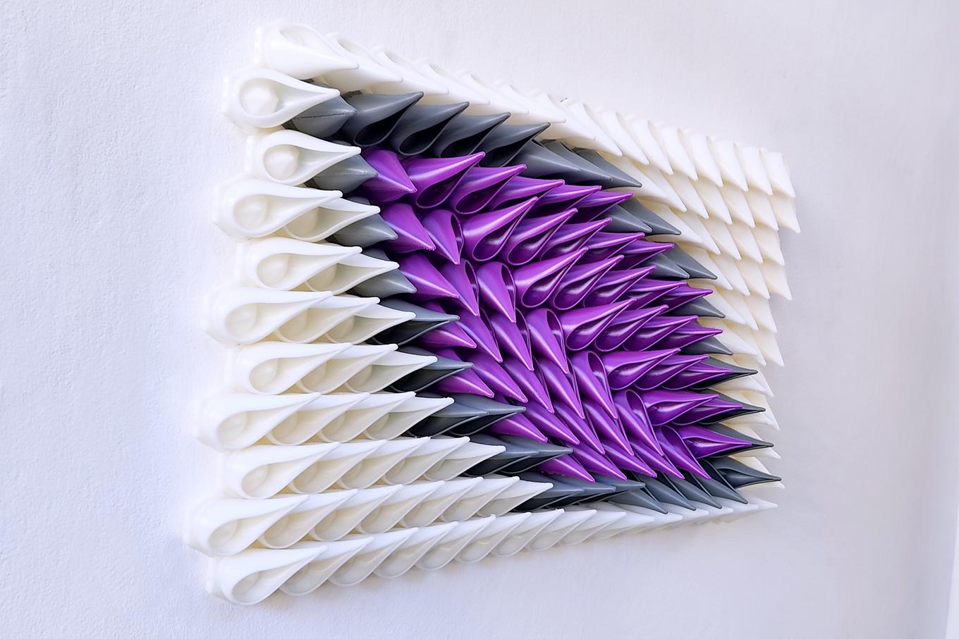 Torn | Herschel Shapiro | Purple Dimensional 3D Wall Art Torn | Herschel Shapiro | Purple Dimensional 3D Wall Art