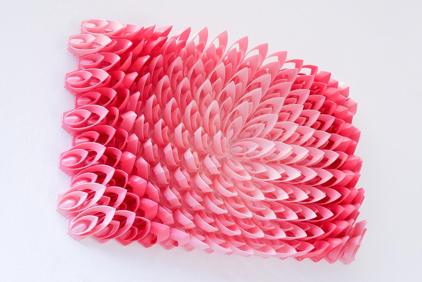 Pink Lotus | Herschel Shapiro | Parametric Wall Sculpture Pink Lotus | Herschel Shapiro | Parametric Wall Sculpture