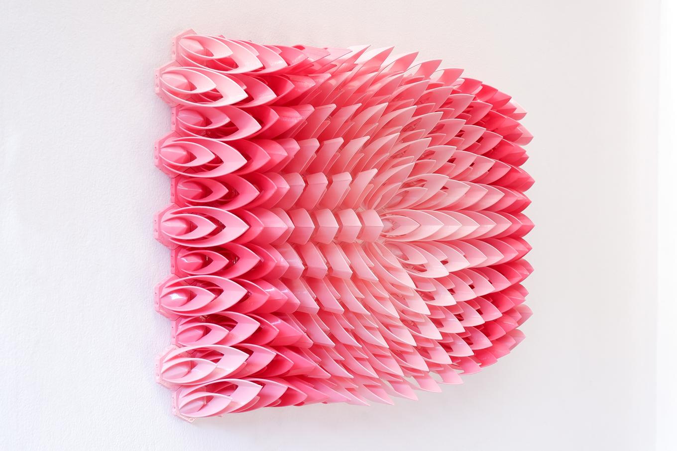 Pink Lotus | Herschel Shapiro | Abstract 3D Wall Art Pink Lotus | Herschel Shapiro | Abstract 3D Wall Art