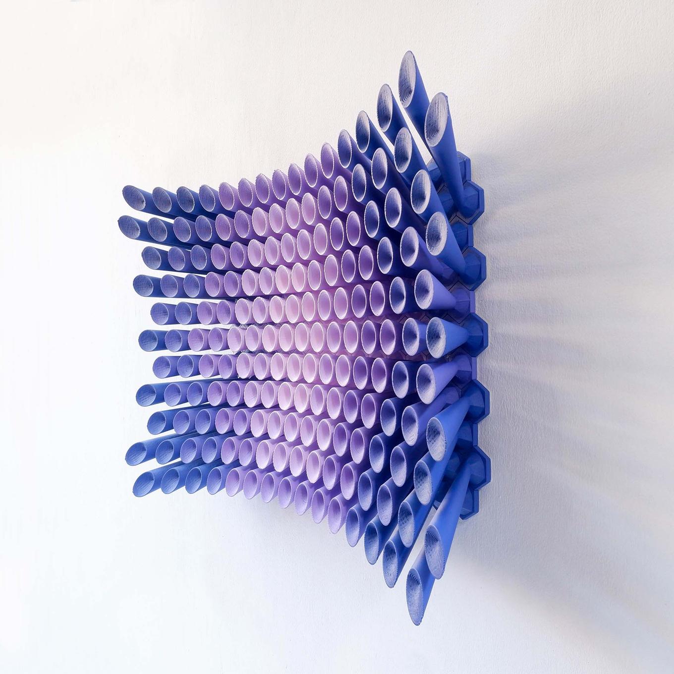 Time Warp | Herschel Shapiro | Modern Dimensional 3D Wall Art Mosaic Time Warp | Herschel Shapiro | Modern Dimensional 3D Wall Art Mosaic