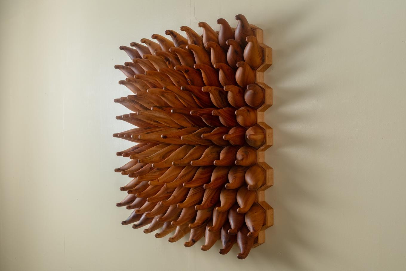 Splashy Sprouts - Tanguile | Herschel Shapiro | Abstract Wall Sculpture Splashy Sprouts - Tanguile | Herschel Shapiro | Abstract Wall Sculpture