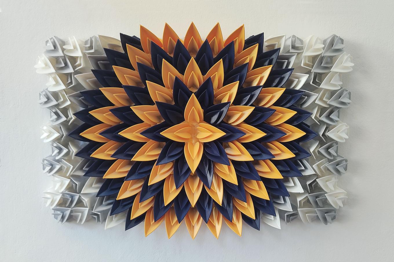 Radiant Pineapple | Herschel Shapiro | Contemporary Mosaic Wall Sculpture