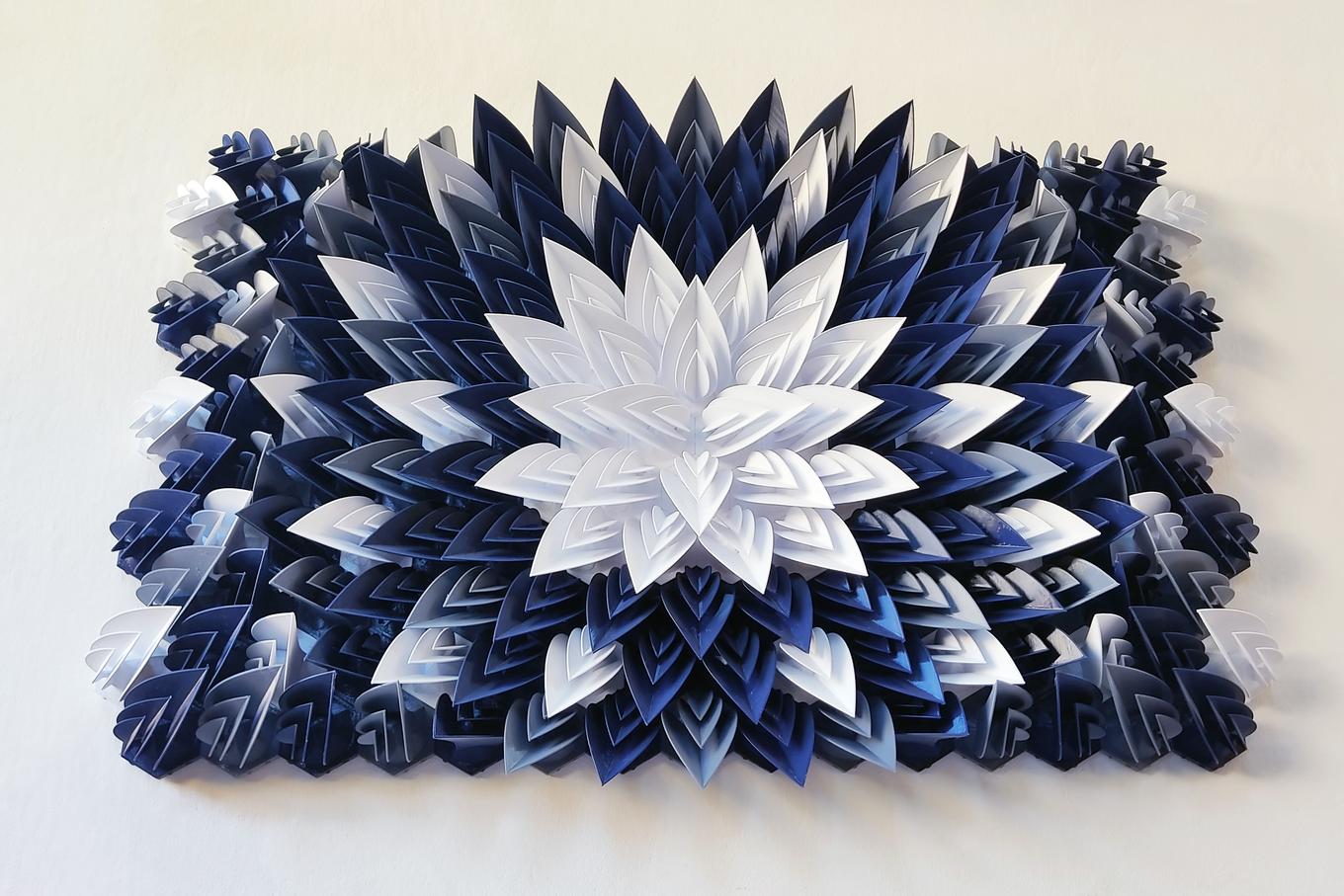 Mourning Flower | Herschel Shapiro | Large Flower Mosaic Wall Sculpture