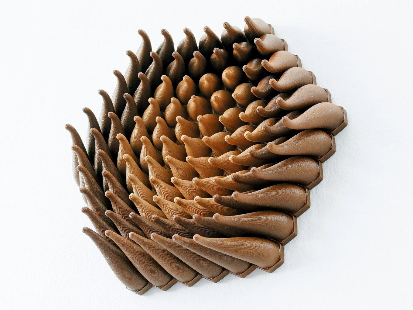 Wooden Vortex Sprouts | Herschel Shapiro | Contemporary Wall Sculpture Wooden Vortex Sprouts | Herschel Shapiro | Contemporary Wall Sculpture