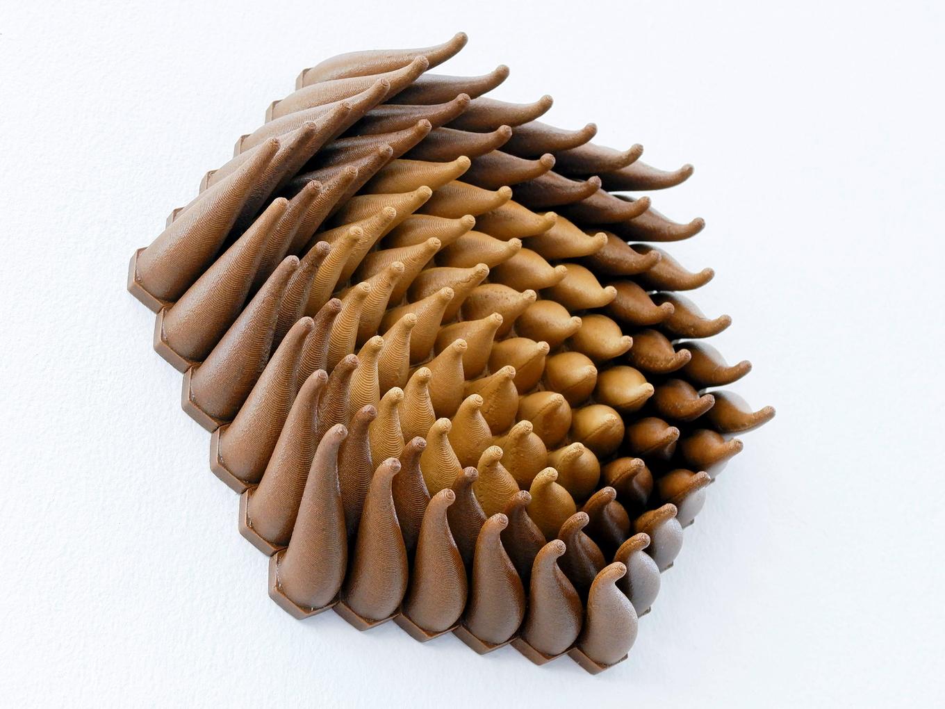 Wooden Vortex Sprouts | Herschel Shapiro | Abstract Relief Sculpture Wooden Vortex Sprouts | Herschel Shapiro | Abstract Relief Sculpture