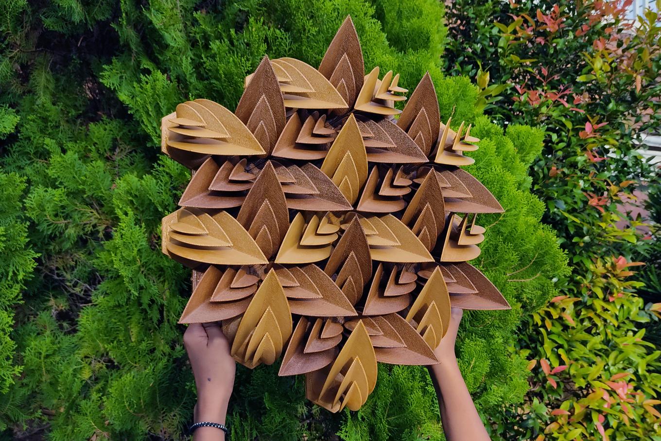 Deep Petals | Herschel Shapiro | Contemporary Dimensional Wall Sculpture