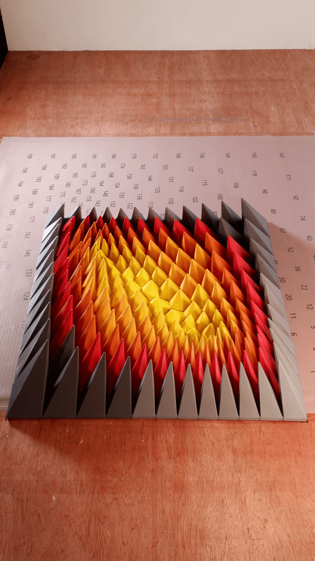 Volcano | Herschel Shapiro | Parametric Wall Sculpture Volcano | Herschel Shapiro | Parametric Wall Sculpture