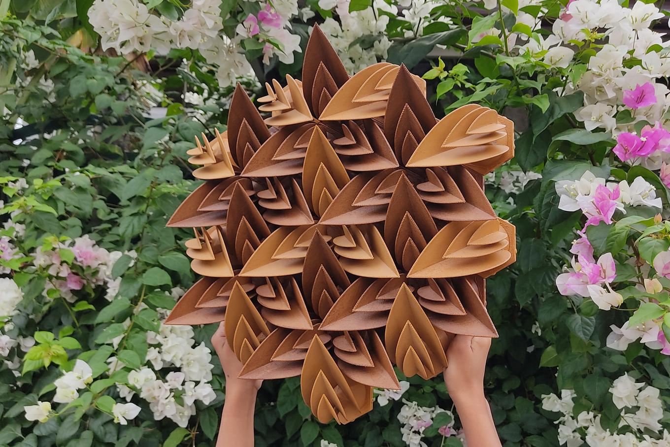 Deep Petals | Herschel Shapiro | Sacred Geometry Modern Flower