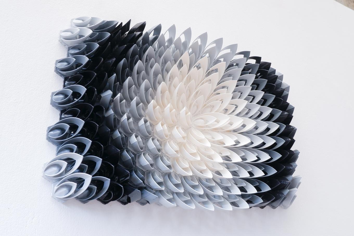 Black Lotus | Herschel Shapiro | Parametric Wall Sculpture Black Lotus | Herschel Shapiro | Parametric Wall Sculpture