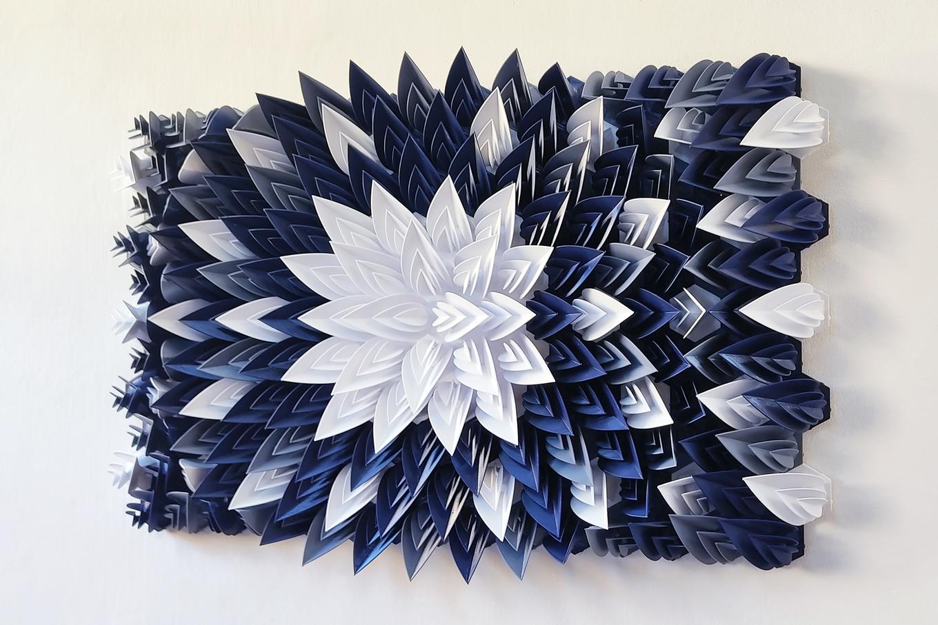Mourning Flower | Herschel Shapiro | Large Flower Mosaic Wall Sculpture