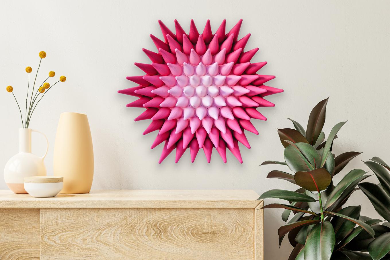 Blossom Sprouts | Herschel Shapiro | Modern Dimensional 3D Wall Art Mosaic Blossom Sprouts | Herschel Shapiro | Modern Dimensional 3D Wall Art Mosaic