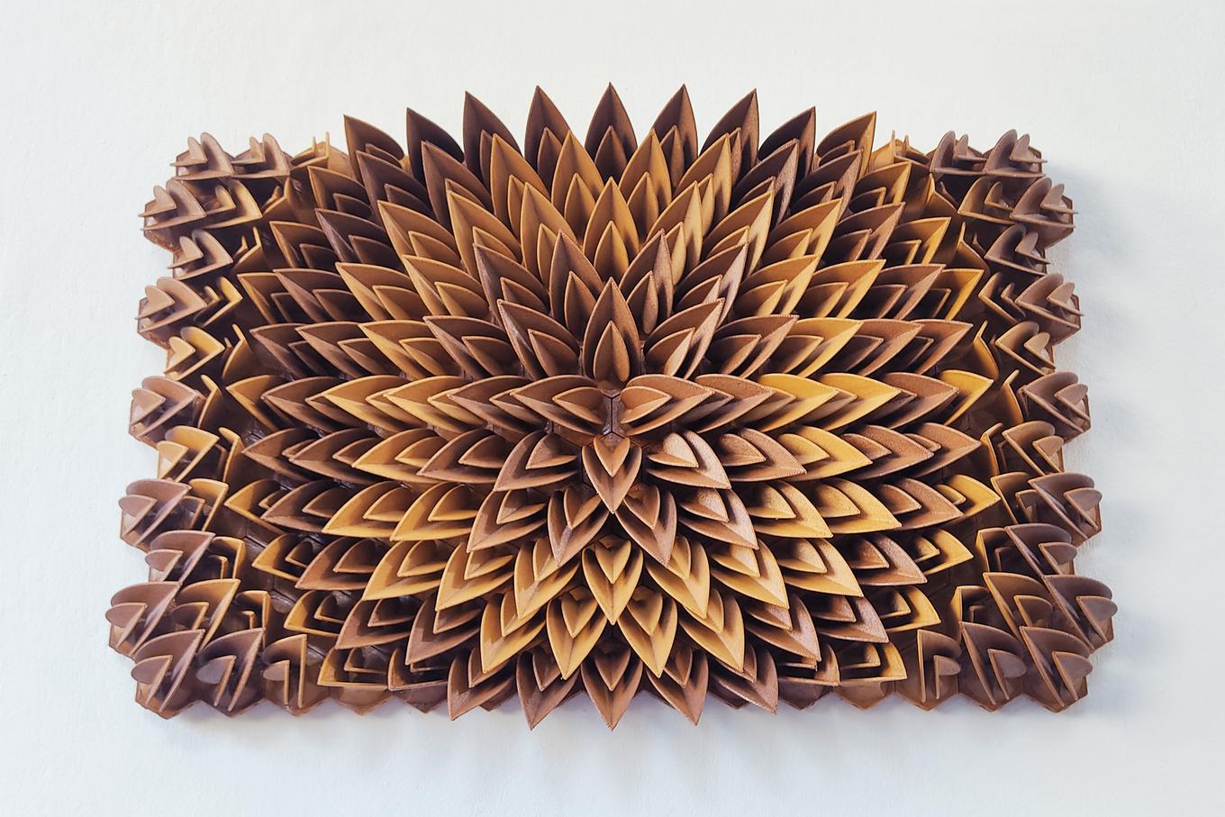 Retro Dimension | Herschel Shapiro | Modern Mosaic Wall Flower Retro Dimension | Herschel Shapiro | Modern Mosaic Wall Flower