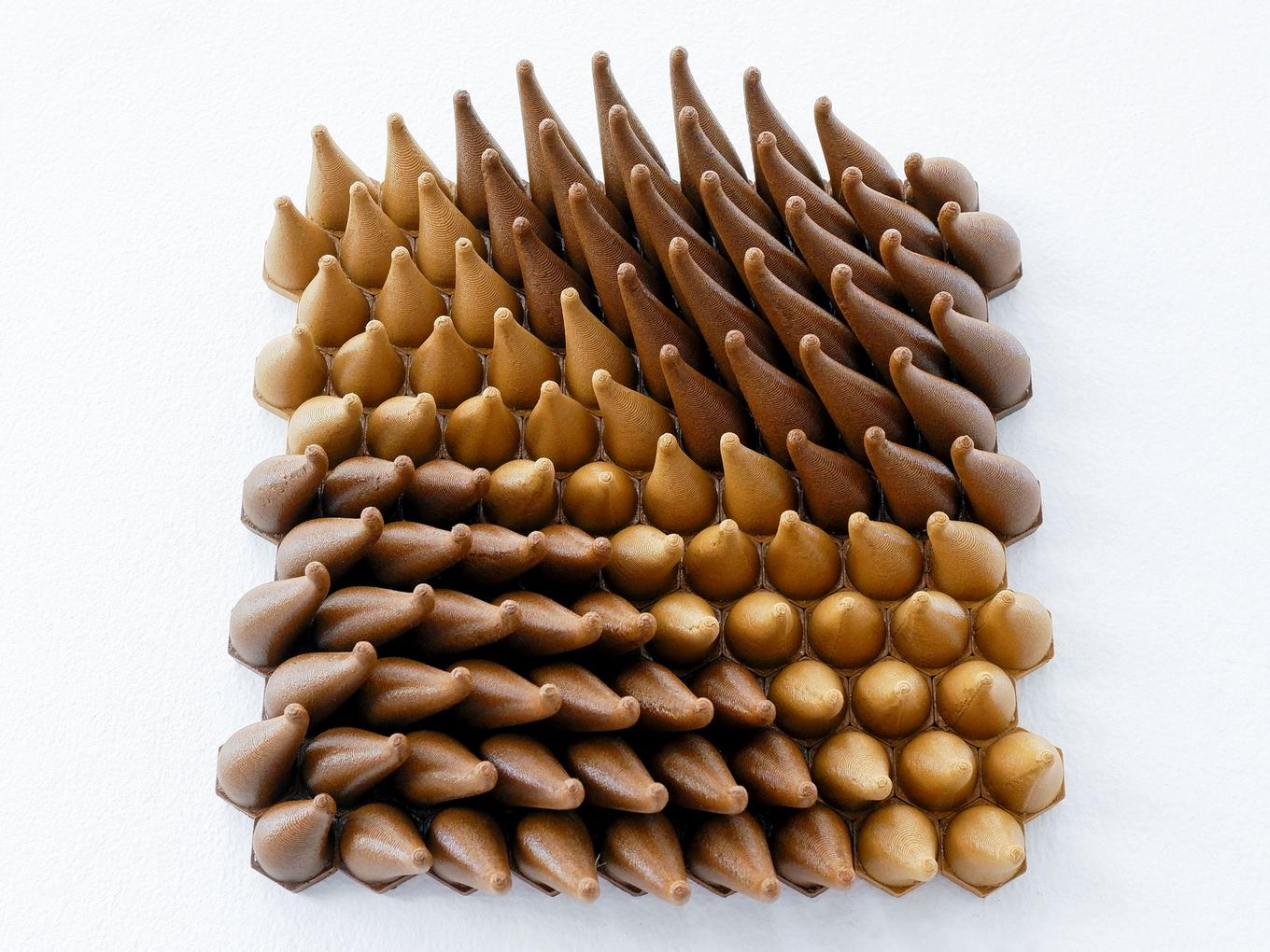 Wooden Sweepy Sprouts | Herschel Shapiro | Modern Dimensional 3D Wall Art Mosaic Wooden Sweepy Sprouts | Herschel Shapiro | Modern Dimensional 3D Wall Art Mosaic