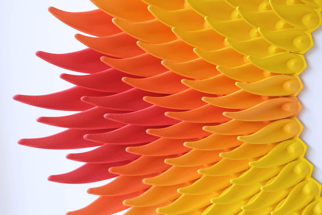 Ring of Fire | Herschel Shapiro | 3D-Printed Wall Sculpture Ring of Fire | Herschel Shapiro | 3D-Printed Wall Sculpture