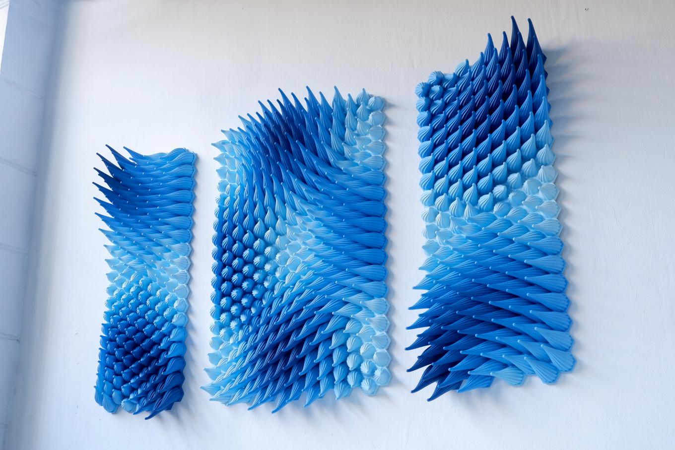 Stormy Panels | Herschel Shapiro | 3D-Printed Wall Sculpture Stormy Panels | Herschel Shapiro | 3D-Printed Wall Sculpture
