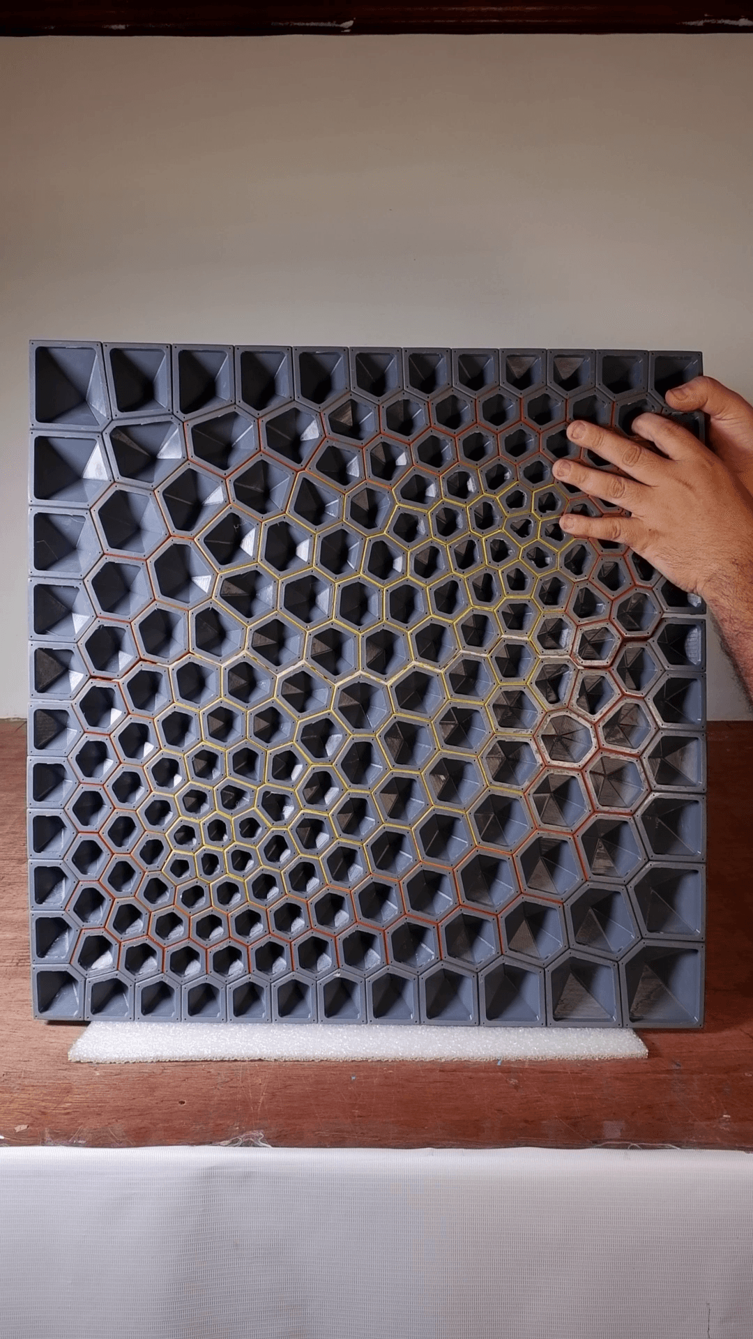 Volcano | Herschel Shapiro | Unique Dimensional Mosaic Volcano | Herschel Shapiro | Unique Dimensional Mosaic