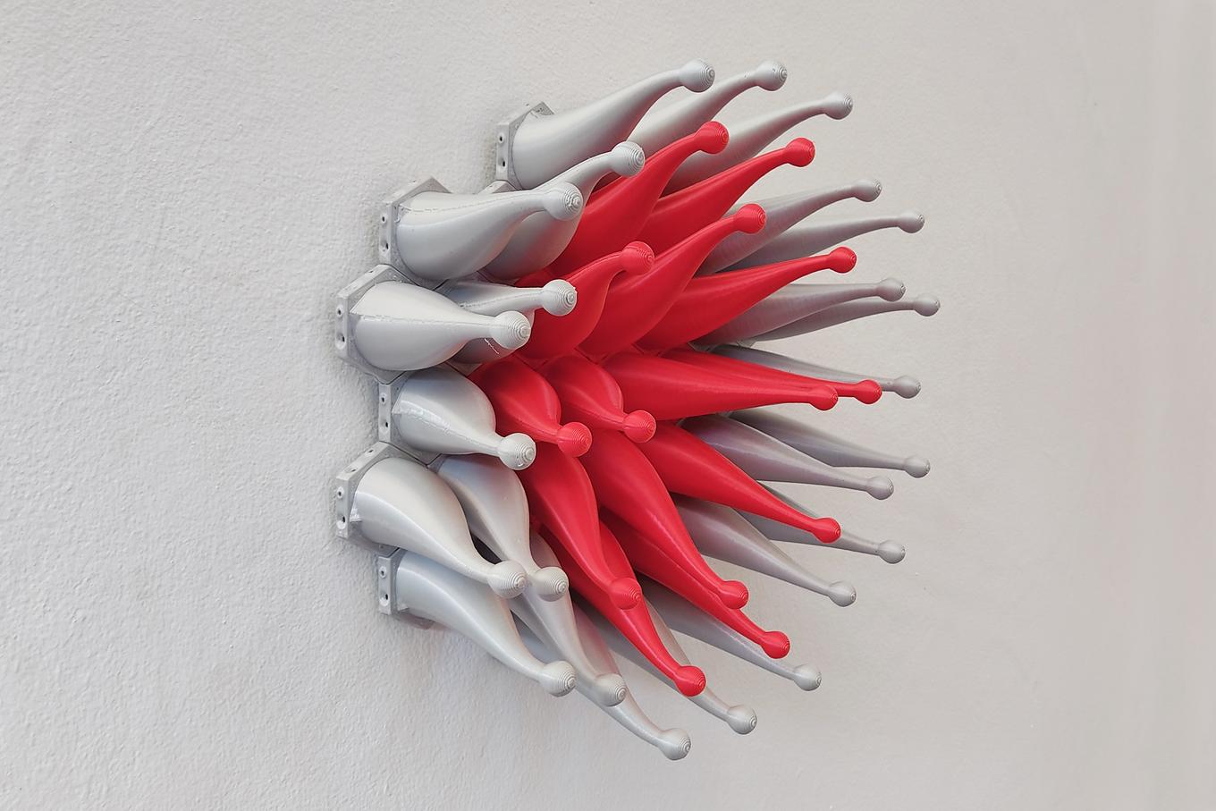 Santa Hats | Herschel Shapiro | 3D Printed Organic Forms