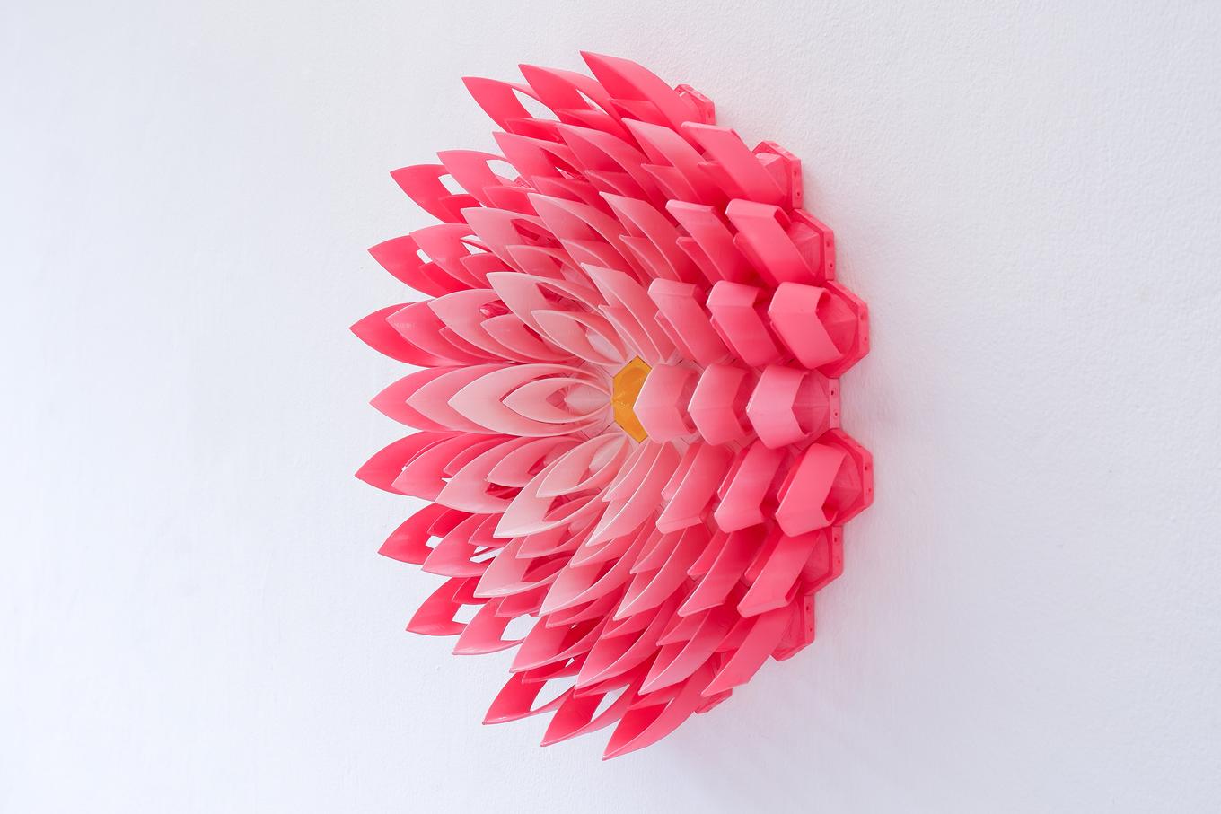 Small Pink Lotus | Herschel Shapiro | Abstract 3D Wall Art Small Pink Lotus | Herschel Shapiro | Abstract 3D Wall Art