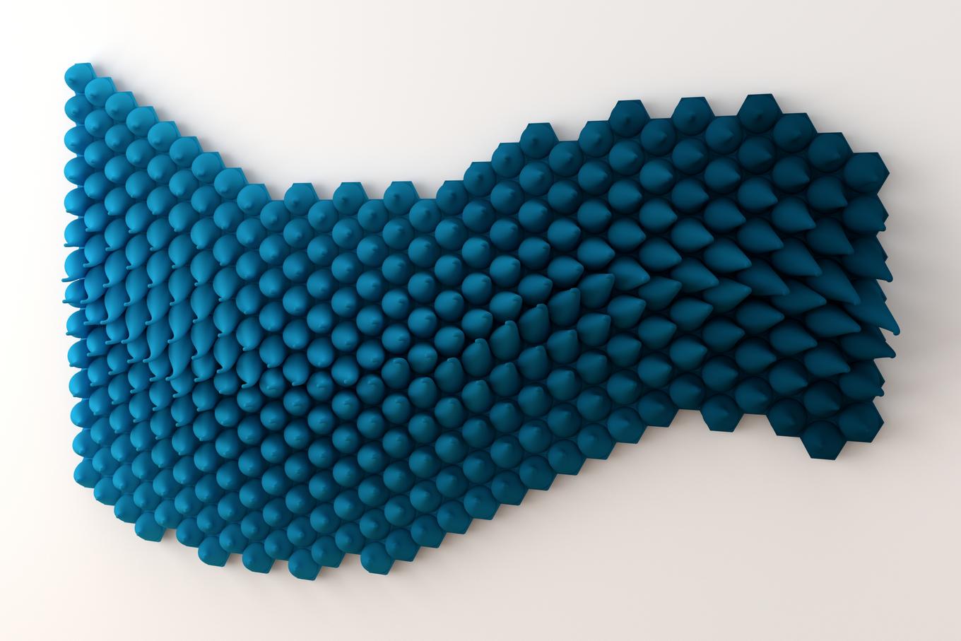 Flowing Wave | Herschel Shapiro | Contemporary Wall Sculpture Flowing Wave | Herschel Shapiro | Contemporary Wall Sculpture