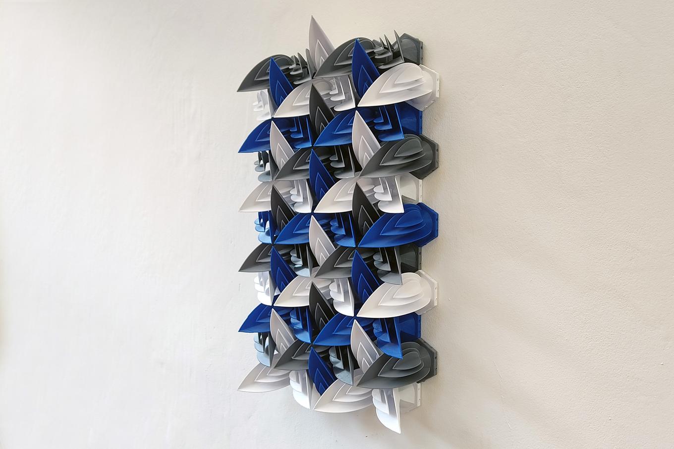 The Blues | Herschel Shapiro | Dimensional 3D Wall Art The Blues | Herschel Shapiro | Dimensional 3D Wall Art