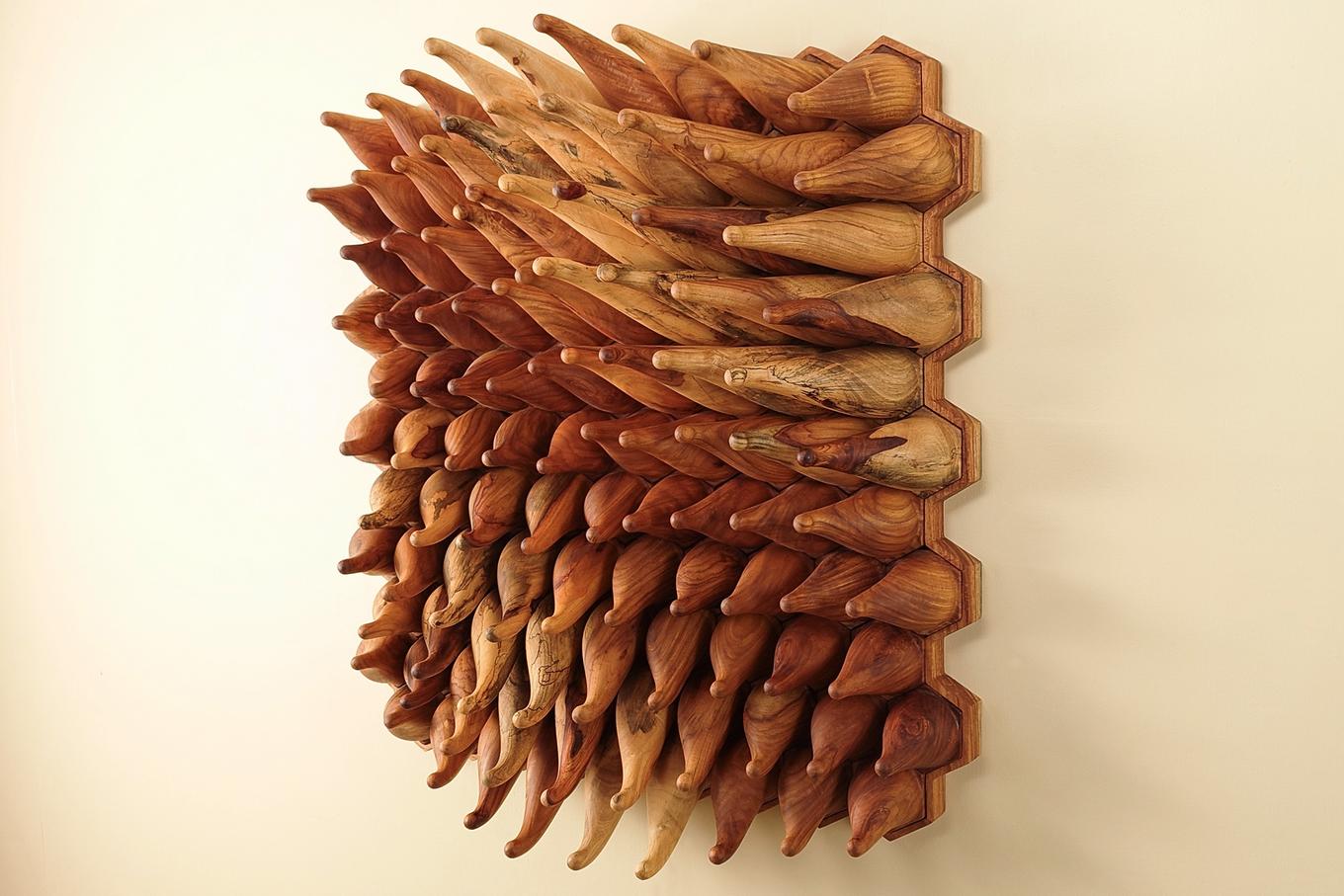 Sweepy Sprouts - Narra | Herschel Shapiro | Sacred Geometry Wall Art Flower Mandala